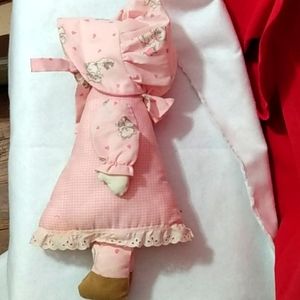 Vintage Holly Hobby cats Rag doll wall decor EUC